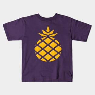 Pineapple Crown Minimalist Design Kids T-Shirt